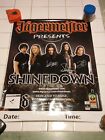 Autographed shinedown 24 x 18 signed jagermeister Poster