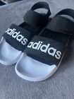 Adidas Unisex Adult Adilette Sandals Size Men 11, Core Black/White
