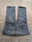 NYDJ Jeans Womens 8p Blue Marilyn Straight Leg Classiccore Normcore Distressed