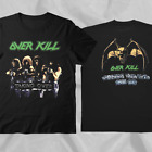 Overkill Taking Over Wrecking Your Head Vintage 1987 Tour Double Sided Black Tee