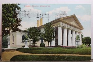 Virginia VA Arlington National Cemetery Mansion Postcard Old Vintage Card View
