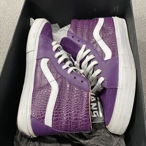 Concepts x Vans Syndicate Purple Sk8-Hi Size 9.5 Used With Box RARE