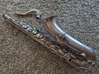 Martin Handcraft Troubadour Tenor Saxophone Silver Plated Matching Serial 104768