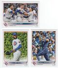 2022 TOPPS SERIES 1 AND 2  Chicago Cubs TEAM SET  17 CARDS
