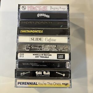 Cassettes Punk Hardcore New Wave Lot 80s 90s Self releases Indie Labels Lot #5
