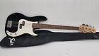 Squier by Fender P-Bass Affinity Series Electric Bass Guitar Black w/ Gig Bag