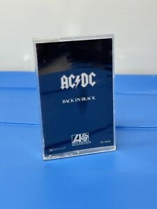 AC/DC Back In Black 1980 Cassette Tape New Sealed Atlantic CS16018 NOS