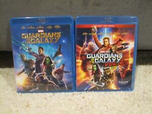 Guardians of the Galaxy: 2-Movie Collection (Blu-ray, 2014) Marvel Set