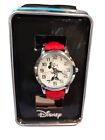 Watch Disney Women's Minnie Mouse Accutime Red Band NEW in Orig Tin Bx