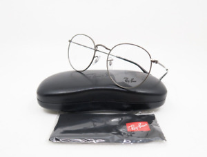 Ray-Ban RB 3447V 2620 53mm Round Metal Matte Gunmetal, New Eyeglasses.