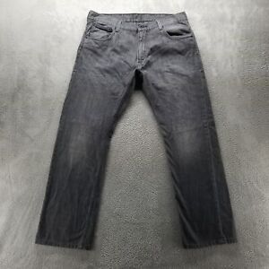 Levis Jeans Mens 36x32 Gray 514 Straight American Workwear Denim