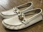 Versace Medusa head loafers $775 Retail size 7.5 White Leather Used