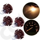 4Pcs Warm White T4/T4.2 Neo Wedge Bulbs A/C Climate Base Lights Switch Lamp 10MM