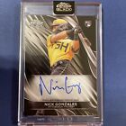 New Listing2024 Topps Chrome Black Nick Gonzales ENCASED AUTO RC Rookie Pirates