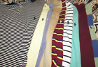 All RALPH LAUREN Shirt Lot Of {9} Mens XL Polo Shirts Short Sl Pony Stripe Solid