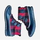 SOREL Out and About Boots Wool Red Buffalo Plaid Women’s Size 9 Waterproof