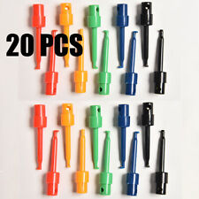 20 PCS SMD IC Test Hook Clip Mini Grabber Insulated copper for DIY Electrical