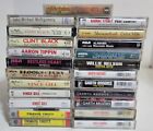 Lot Of 23 Vintage 70s/80’s Country Cassette Tapes Willie Garth Clint Black ++
