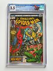 AMAZING SPIDER-MAN #124 CGC 3.5 OW/WHITE PAGES 1ST MAN-WOLF MARVEL 1973!