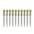3mm Steel/Brass/Nylon Wire Brushes Pen Brush Set For Dremel Rotary Tool 10/20pcs