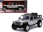 2020 Jeep Gladiator Pickup Truck Silver With Black Top Fast & Furious