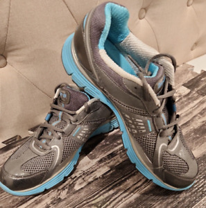 Skechers Tone Ups Blue Gray 11751 Fitness Walking Toning Shoes Women's Size 9.5