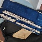 New ListingGemeinhardt 3S Solid Silver Open Hole Flute With Black Hard Case and Carry case