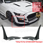 For Ford Mustang 15-21 GT500 Style Front Bumper Corner Spoiler Winglet Splitters (For: 2016 Ford Mustang GT Premium Coupe 2-Door)