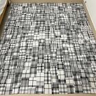 Handmade Grey Madras Plaid Scrappy Cotton Patchwork KING Size quilt top/topper