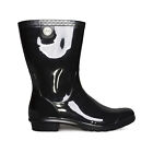 UGG SIENNA BLACK WATERPROOF RUBBER BOOT WOMEN'S RAIN BOOTS SIZE US 9/UK 7 NEW