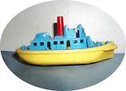 K8 ~Nice Complete Tug Boat / Ship Renwal Plastic ~ Tootsietoy / Barclay