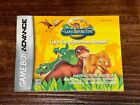 Land Before Time Into the Mysterious Beyond Nintendo Gameboy Advance Manual Only