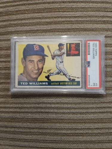1955 Topps - #2 Ted Williams PSA 1
