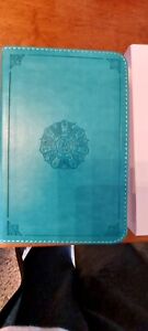 ESV Pocket Bible (TruTone, Turquoise, Emblem Design) (2022, Imitation Leather)