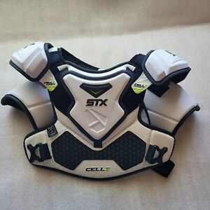 STX Cell V Lacrosse Shoulder & Chest Pad Liner Size Large See Photos