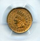 1901 Indian Head Cent, PCGS MS63RB