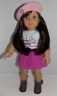 GOTY Grace Thomas American Girl of Year Doll w Meet Outfit, Pink Beret EUC