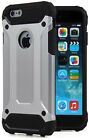 Heavy-Duty Shockproof Case Armor Guard Shield For iPhone 8 7 6 Plus SE 5S 5