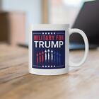 Military For Trump 2024 Army Navy Air Force Marines Space Force Ceramic Mug