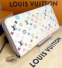 LOUIS VUITTON Monogram Multicolor Zippy Wallet Long Wallet White Without Box