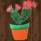 Cactus Embroidered Patch — Iron On