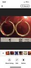 14k gold earrings pre owned hoops