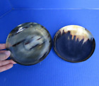 6 inch Round Cow/Buffalo Horn Plate, Medieval Horn Feasting Plate #47986