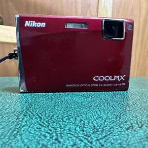 New ListingNikon Coolpix S60 10MP Digital Camera w/5x Optical VR Zoom - TESTED & WORKING!!