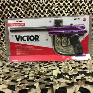 New Kingman Spyder Victor Semi-Auto Paintball Gun - Gloss Purple