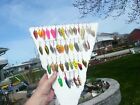 LOT OF 40 WALLEYE TROLLING SPOONS SOME BEAUTYS HOT COLORS MICH USA CHEAP!!
