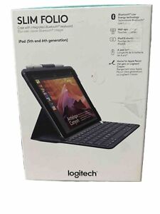 Logitech Slim Folio Bluetooth Keyboard Case for Apple iPad (5th and 6th gen).