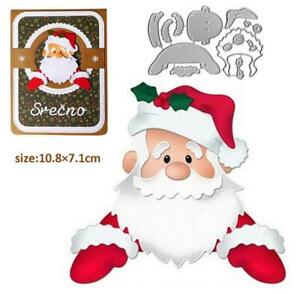 Christmas Santa Claus Metal Cutting Dies Scrapbooking Cards Embossing Stencils