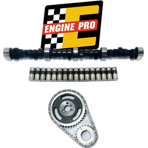 Stage 3 HP Hyd Camshaft Kit w Timing Set for Chevy SBC 305 350 5.7L 443/465 Lift