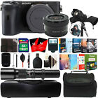 Sony Alpha a6600 Mirrorless Camera with 16-50mm + 500mm Lens Accessory Kit